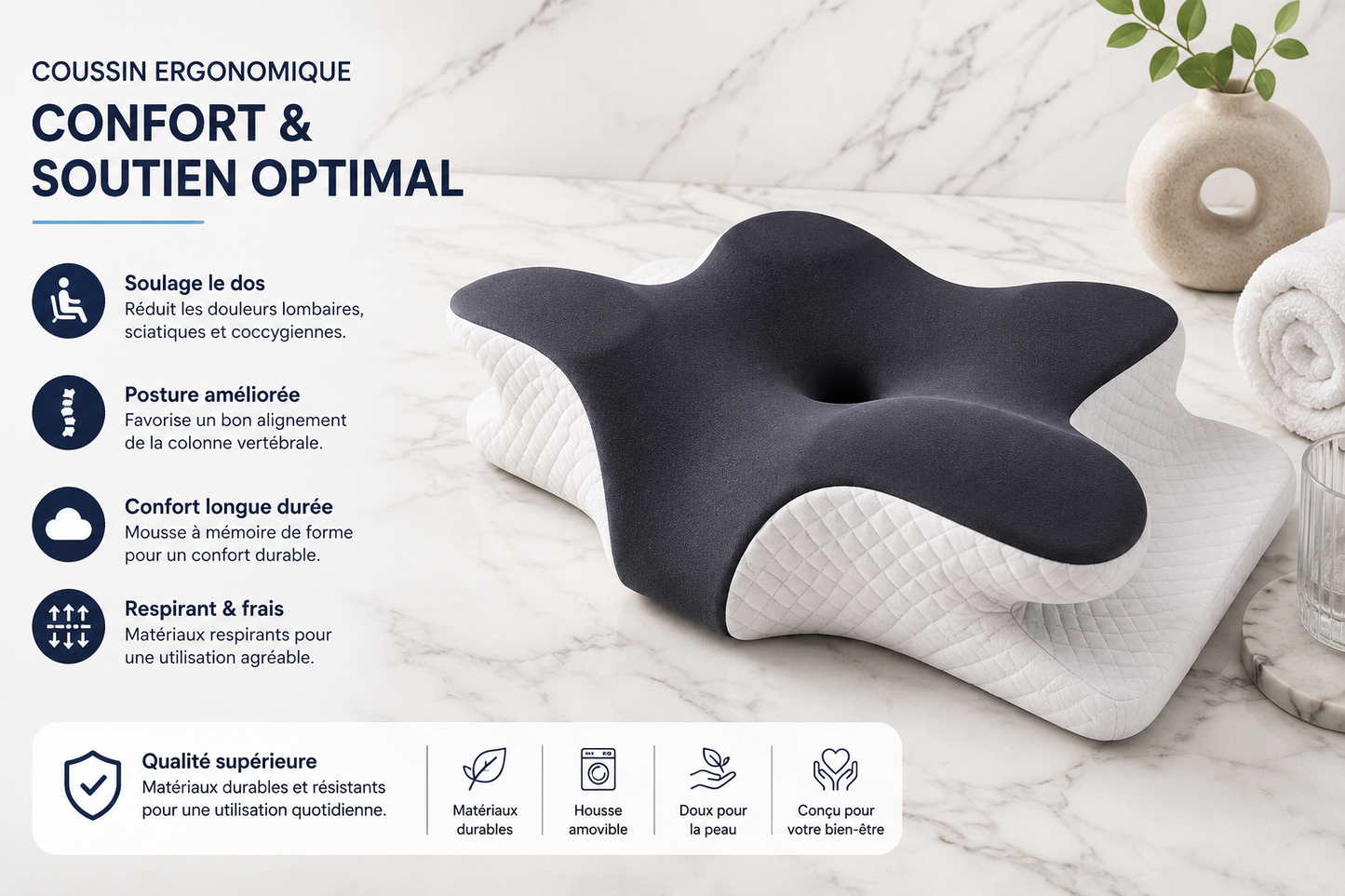 coussin orgonomique
